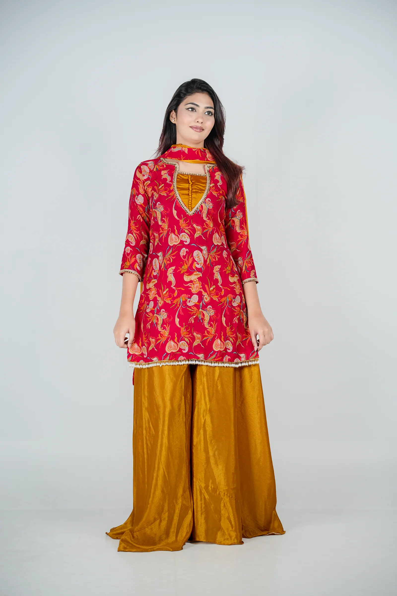 Ilma - Indian Crepe Silk Three Piece