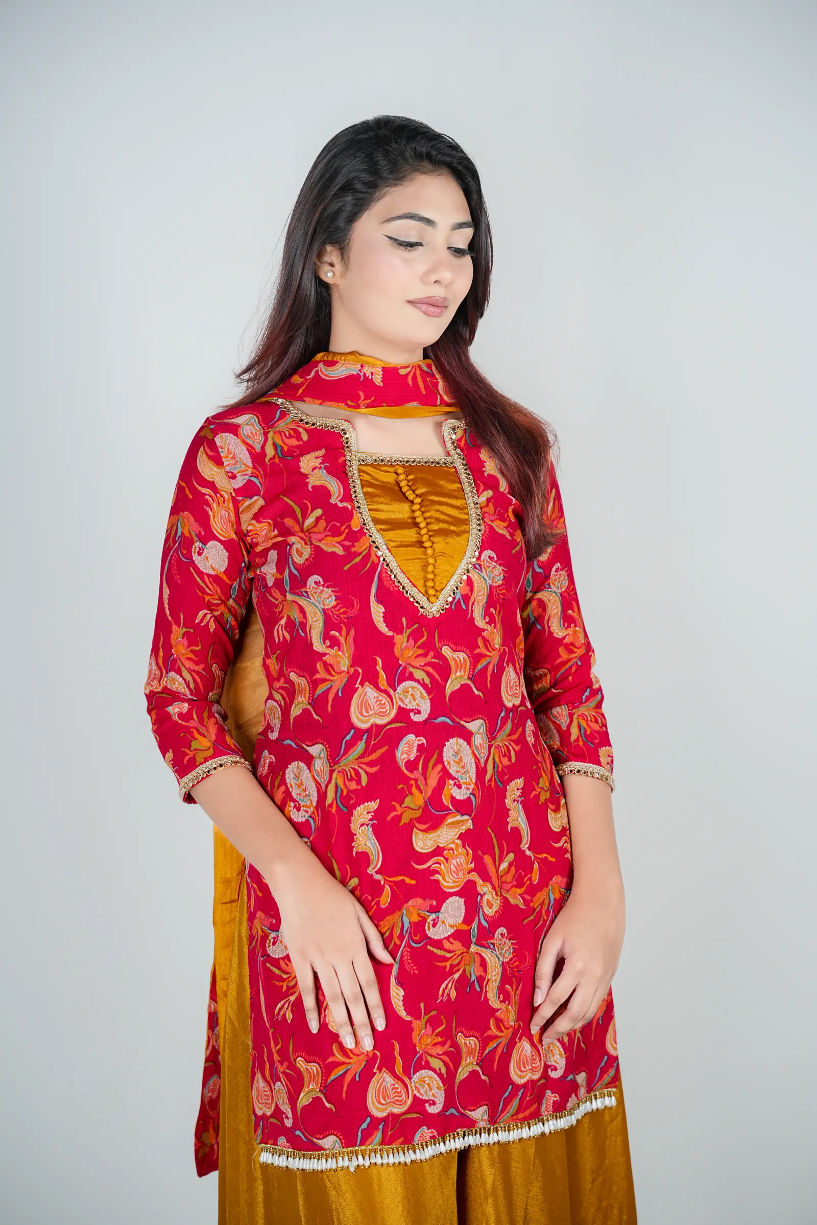 Ilma - Indian Crepe Silk Three Piece
