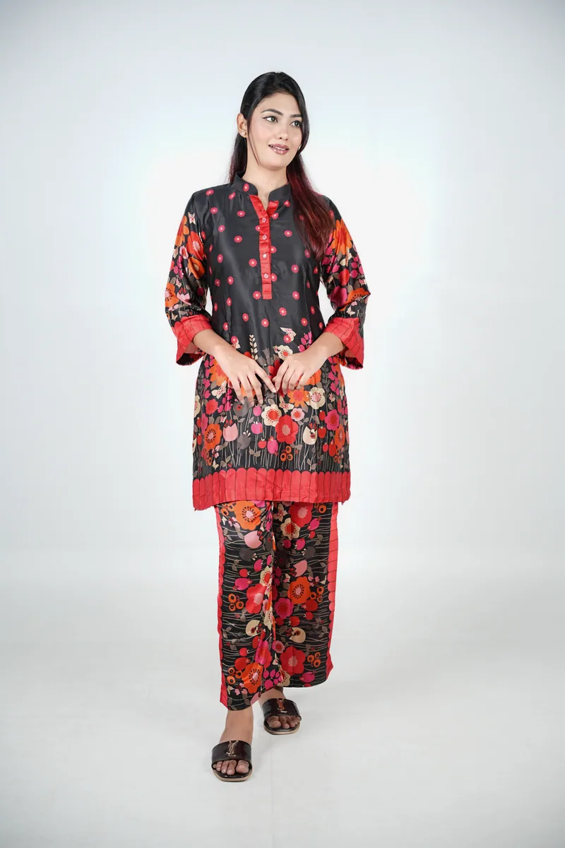 Samira - Printed Samu Silk Co-ord Set